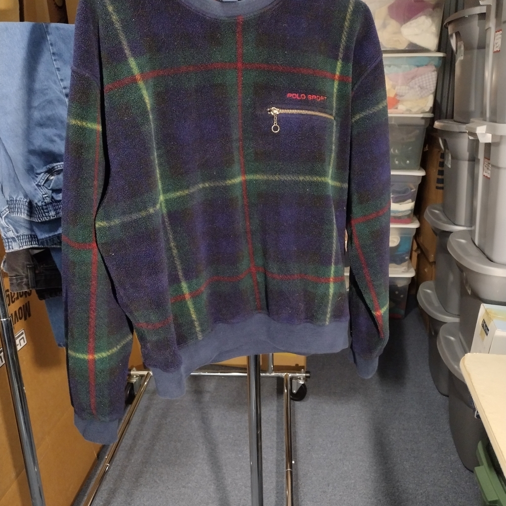Polo by Ralph Lauren Plaid Sweater - Blue, Green, Red